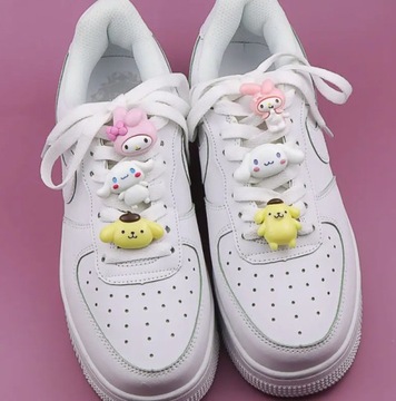 Булавки для обуви, шнурки, булавки, зажимы, пряжки, DIY Hello Kitty KUROMI Kotek