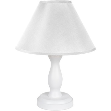 LAMPA NOCNA DO SYPIALNI STOŁOWA ŻARÓWKA ABAŻUR LED