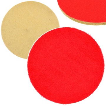 FILC POLERSKI RZEP TARCZA POLERSKA KRĄŻEK FILCOWY NA DYSK 125mm 8mm
