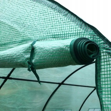 SZKLARNIA FOLIOWA TUNEL OGRODOWY 2x3 6m2 ZIELONY FOLIAK 3x2 Tunel Foliowy