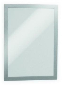 Durable Samoprzylepna ramka informacyjna A4 srebrna 2szt. (4872-2