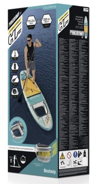 Доска Hydro-Force SUP с веслом BESTWAY Panorama Paddle