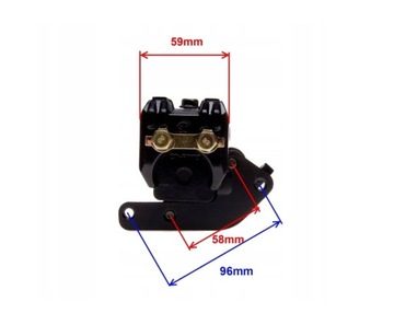 Задний тормозной суппорт для квадроцикла QUAD Bashan Shineray 200cc 250cc с ручным тормозом