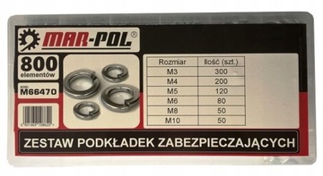 ПРУЖИННЫЕ ПРЕДОХРАНИТЕЛЬНЫЕ ШАЙБЫ 800 шт.