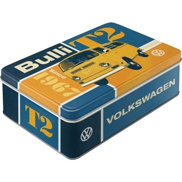 METALOWA PUSZKA DLA FANA VW T2 BULLI PREZENT GARAŻ