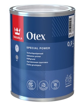 TIKKURILA OTEX PRIMER 0,9L BIAŁY MAT - SZYBKOSCHNĄCA FARBA GRUNTUJĄCA