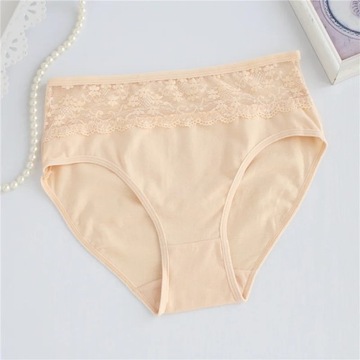 XL-4XL Plus Size Panties Lace Women Cotton Underwe
