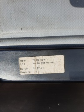 ROLETA KUFRU BMW 3 E46 TOURING KOMBI OE ŠEDÁ