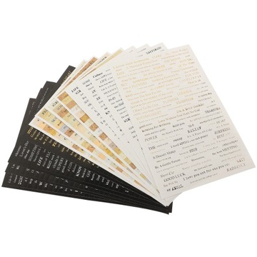 SCRAPBOOK PASKI NAKLEJKI ETYKIETA ALBUM DELIKATNE ZAKŁADKI