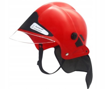 ПОЖАРНЫЙ ШЛЕМ КРАСНЫЙ ВИЗОР