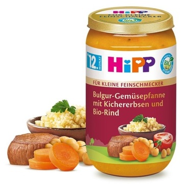 HiPP BIO Kasza Bulgur Ciecierzyca Wołowina
