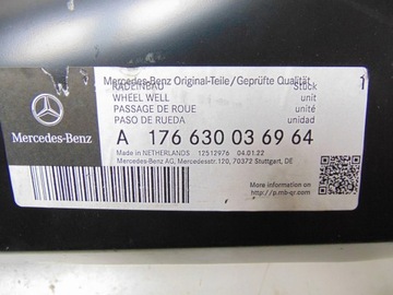 LEM PODBĚH MERCEDES W176 A1766300369