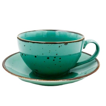 Alumina Tiffany Filiżanka ze spodkiem Jumbo 450 ml