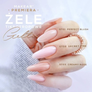 Makear Secret Pink гель 15мл - тиксотропный гель Geltix GT02