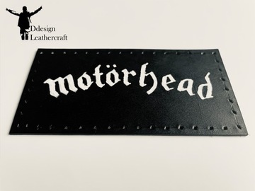 Motorhead naszywka skórzana