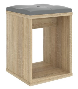 Косметический туалетный столик BETA 12 LED + STOOL Sonoma