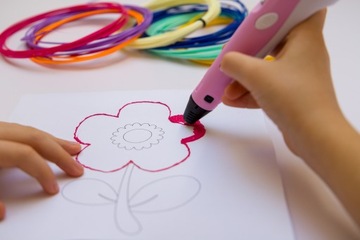 3D 3D -ручка для детей 3D Pen Printer Set и Pla 110 -метровые картриджи