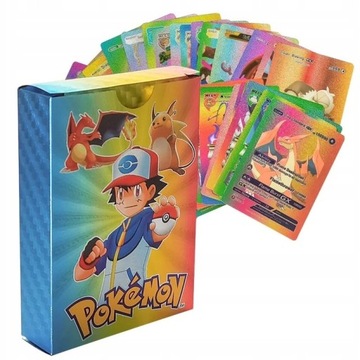 НАБОР ИЗ 100 КОЛЛЕКЦИОННЫХ КАРТ POKEMON RAINBOW