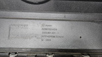 NÁRAZNÍK PŘEDNÍ MASKA VW POLO 6 2G0807221