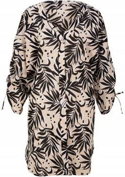 ПЛАТЬЕ-РУБАШКА 40 WW С УЗОРОМ