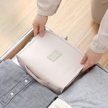 Женская мужская подвесная дорожная косметичка с подвеской, бежевый SEOL