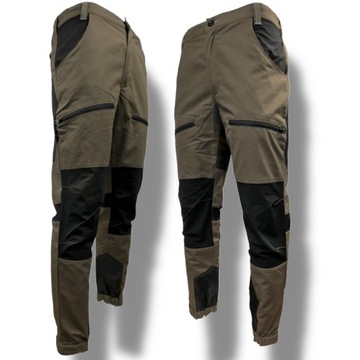 SPODNIE robocze JOGGERY TURYSTYCZNE elastyczne BHP trekkingowe 48