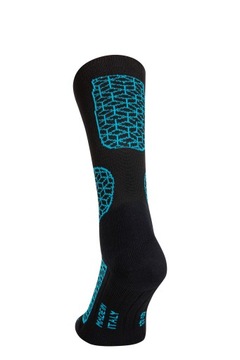SPAIO Skarpety chłodzące Motocyklowe BREEZE r. 38-40 czarno niebieskie