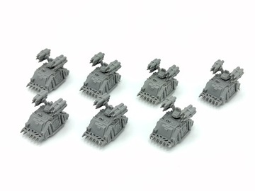 Epic 40k Space Marine Whirlwinds zestaw 7 figurek plastik