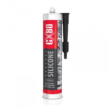 SILIKON uniwersalny BIAŁY 310ML CX 80 !!!!