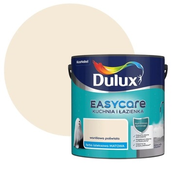 DULUX EASY KUCHNIA ŁAZIENKA Waniliowa poświata 2,5L Mat FARBA DO ŚCIAN