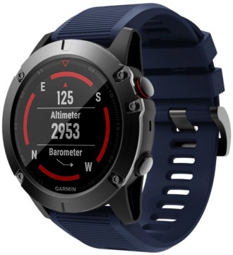 ТЕМНО-СИНИЙ Ремешок Garmin FENIX 5X QuickFit