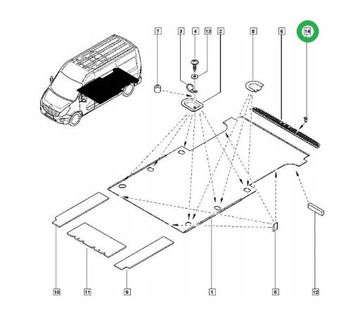 RENAULT MASTER III КРЫШКА ЗАДНЕГО СИГНАЛА