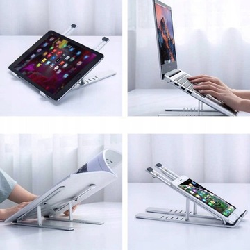 ПОДСТАВКА ДЛЯ НОУТБУКА АЛЮМИНИЕВЫЙ СТОЛ ДЛЯ ПЛАНШЕТА HQ