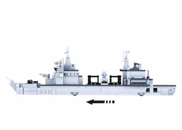 БЛОКИ ВОЕННЫЙ КОРАБЛЬ РАЗРУШИТЕЛЬ КОРАБЛЬ+LEGO ОРУЖИЕ