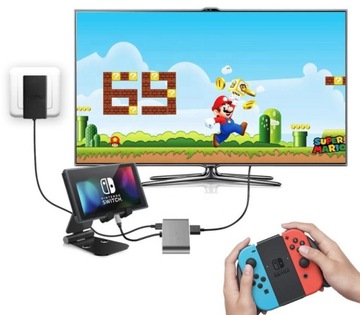 КОНЦЕНТР USB-C АДАПТЕР HDMI 4k VGA USB 3.0 PD