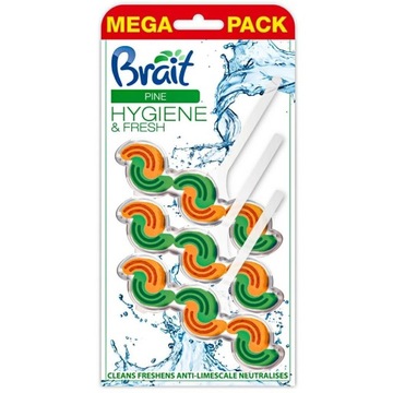 KOSTKA BRAIT TOALETOWA DO WC PINE 3*45G HIGIENA