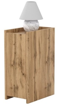 Wąski stolik nocny NARROW dąb wotan szafka nocna szerokość 25cm
