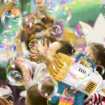 ПИСТОЛЕТ МАШИНА ДЛЯ МЫЛЬНЫХ ПУЗЫРЕЙ МИНИ БАЗУКА ГЕНЕРАТОР АКСЕССУАРЫ ЖИДКОСТЬ