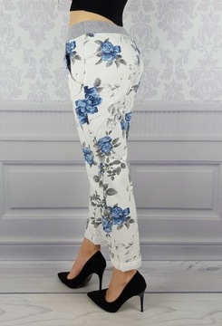 КОМФОРТНО - БРЮКИ - СПОТЫ - ЦВЕТЫ - Большие размеры - Размер