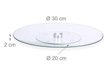 Patera obrotowa Relaxdays Patera 30 cm