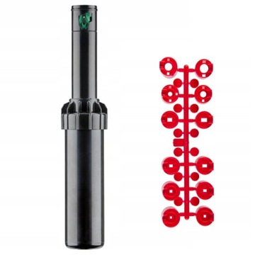ZRASZACZ OGRODOWY ROTACYJNY HUNTER PGP-ADJ 10 CM ZASIĘG 6,4-15,8 M + DYSZE