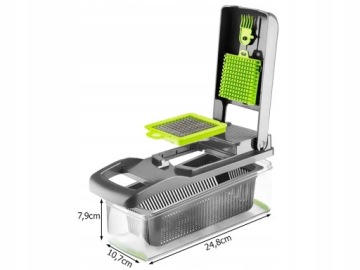 СЛАЙСЕР, СЛАЙСЕР ДЛЯ ОВОЩЕЙ И ФРУКТОВ, ТЕРКА МНОГОФУНКЦИОНАЛЬНАЯ, ТВЕРДАЯ 14В1