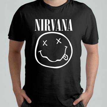 Koszulka T-shirt Męski Nirvana Hard Rock #5 r. L