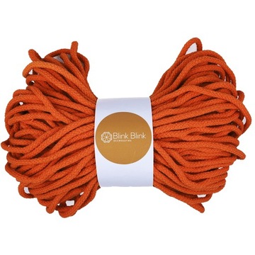 SZNUREK BAWEŁNIANY 6mm 50m ORANGE JAKOŚĆ 743