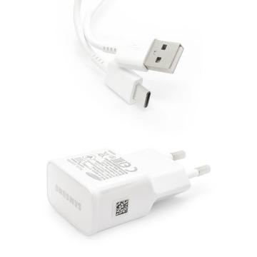 ORYGINALNA KOMPLETNA SZYBKA ŁADOWARKA 2A FAST + KABEL USB-C SAMSUNG A40 A50