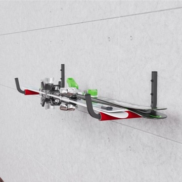 НАСТЕННАЯ ПОЛКА ДЛЯ ЛЕСТНИЦЫ, ЛЫЖ, САП-ДОСКИ, ДЕРЕВА