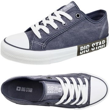 Buty Big Star trampki damskie granat HH274114 36