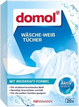 DOMOL CHUSTECZKI DO PRANIA WYBIELAJĄCE