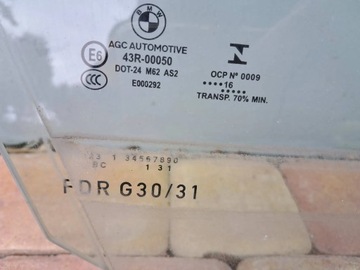 BMW G30 G31 SKLO (OKNO) PRAVÝ PŘEDNÍ