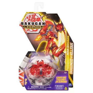 BAKUGAN LEGENDS NOVA DRAGONOID X NILLIOUS FIGURKA